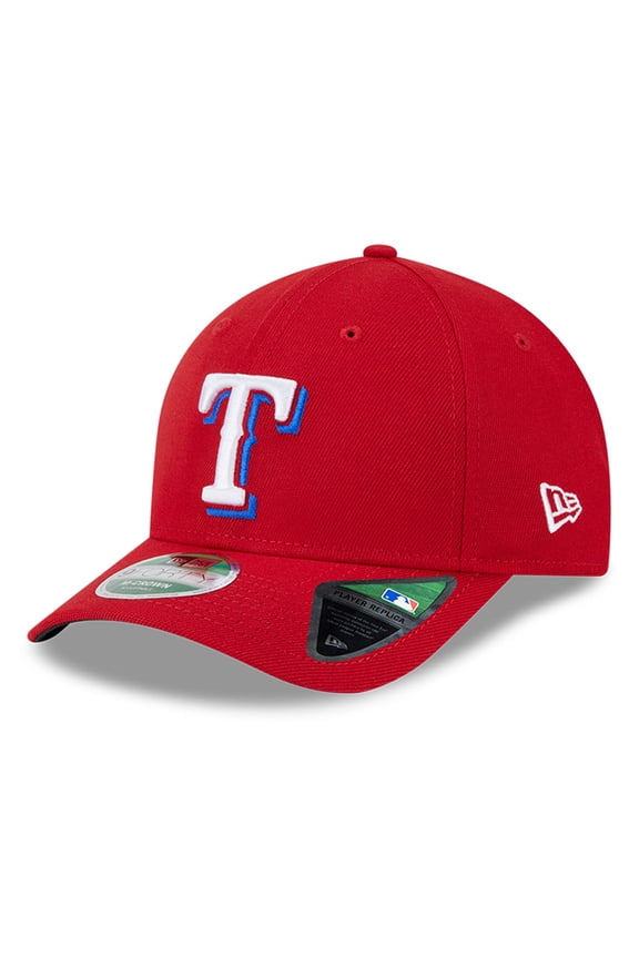 Men's New Era  Red Texas Rangers Player Replica 9FORTY Adjustable Hat