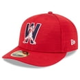 thumbnail image 1 of Men's New Era  Red Washington Nationals 2023 Clubhouse Low Profile 59FIFTY Fitted Hat, 1 of 6