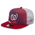 thumbnail image 1 of Men's New Era Red Washington Nationals Court Sport 9FIFTY Snapback Hat, 1 of 6