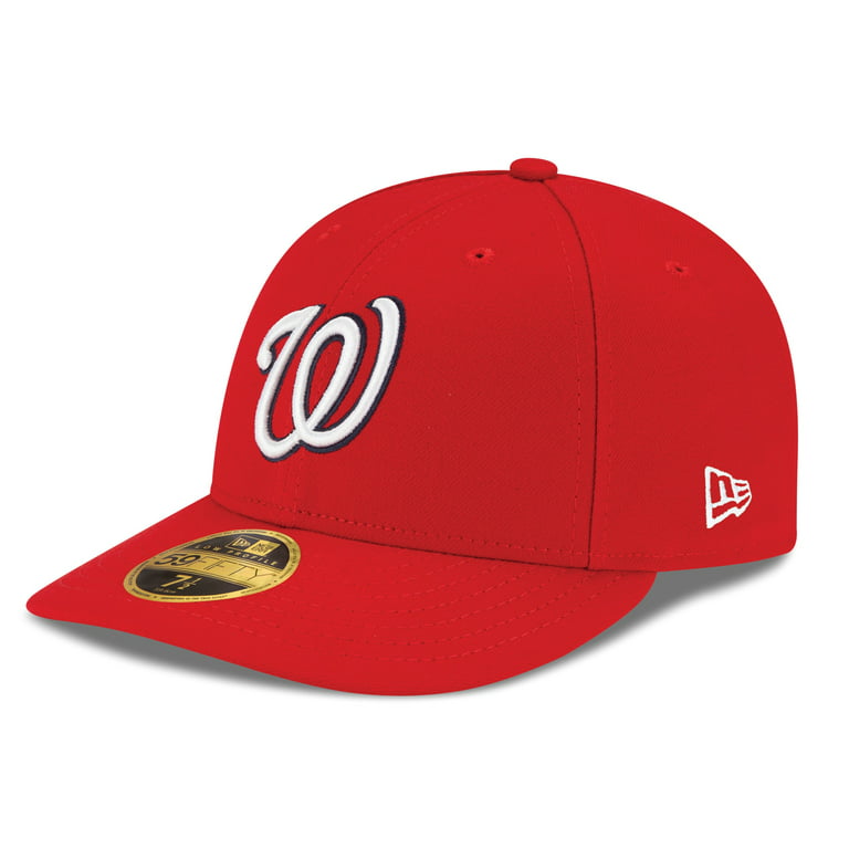 Men's New Era Red Washington Nationals Game Authentic Collection