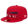 thumbnail image 1 of Men's New Era Red Washington Nationals Ransom 59FIFTY Fitted Hat, 1 of 6