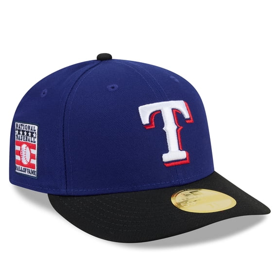 Men's New Era Royal/Black Texas Rangers 2026 Baseball Hall of Fame 59FIFTY Low Profile Fitted Hat