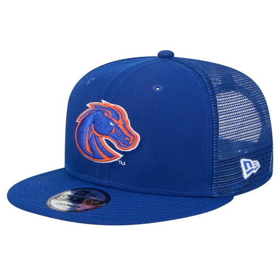 Men's New Era Royal Boise State Broncos 9FIFTY Trucker Snapback Hat