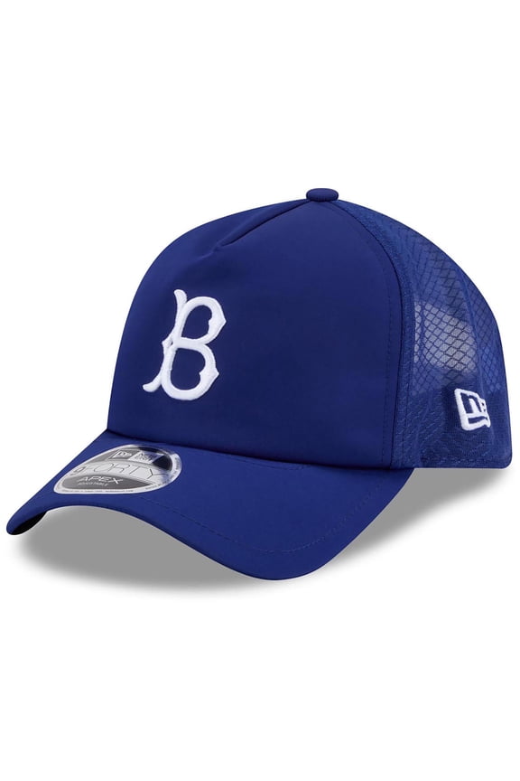 Men's New Era Royal Brooklyn Dodgers 2026 Batting Practice Alternate Apex 9FORTY Adjustable Hat