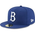 thumbnail image 1 of Men's New Era Royal Brooklyn Dodgers Cooperstown Collection Wool 59FIFTY Fitted Hat, 1 of 6