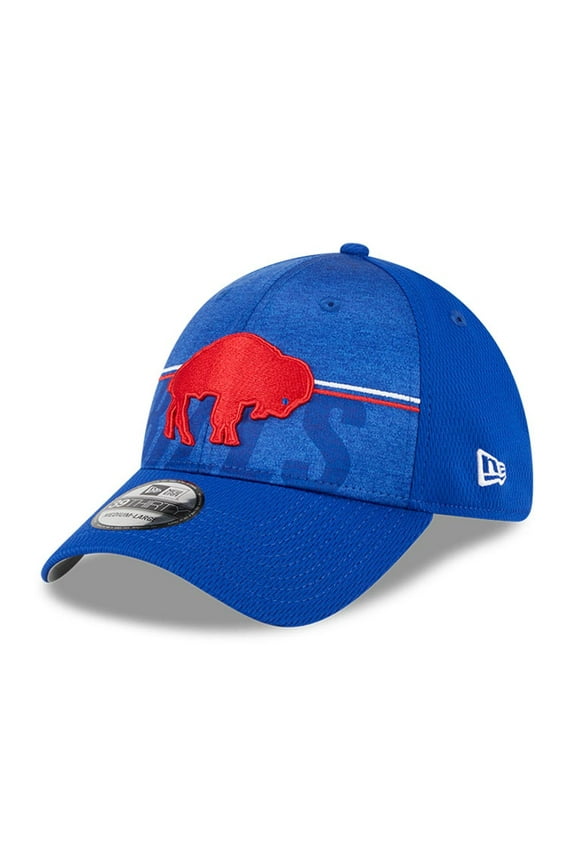 Men's New Era Royal Buffalo Bills 2023 NFL Training Camp Throwback 39THIRTY Flex Hat