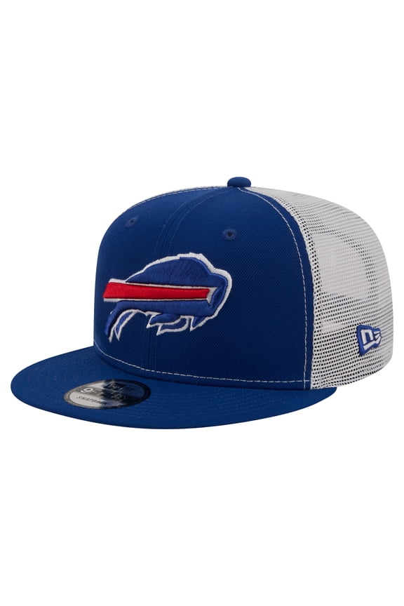 Men's New Era Royal Buffalo Bills Core Team 9FIFTY Trucker Snapback Hat