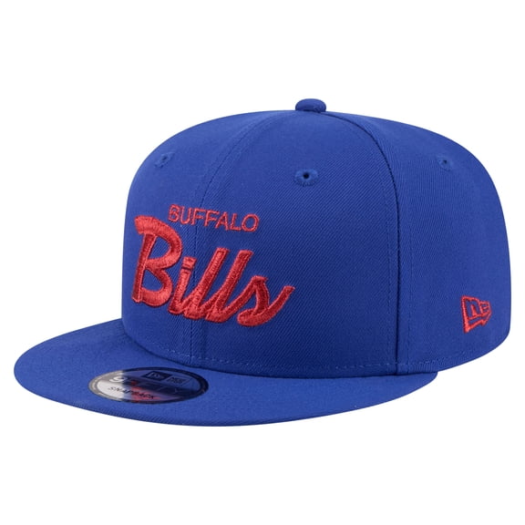 Men's New Era Royal Buffalo Bills Core Team Script 9FIFTY Snapback Hat