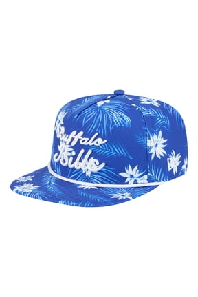 Men's New Era Royal Buffalo Bills Palm Print A-Frame 9FIFTY Snapback Hat