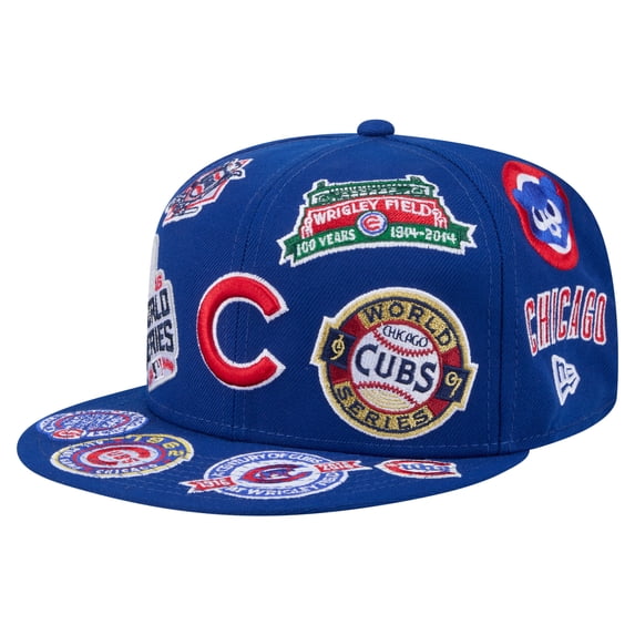 Men's New Era Royal Chicago Cubs All Over 59FIFTY Fitted Hat