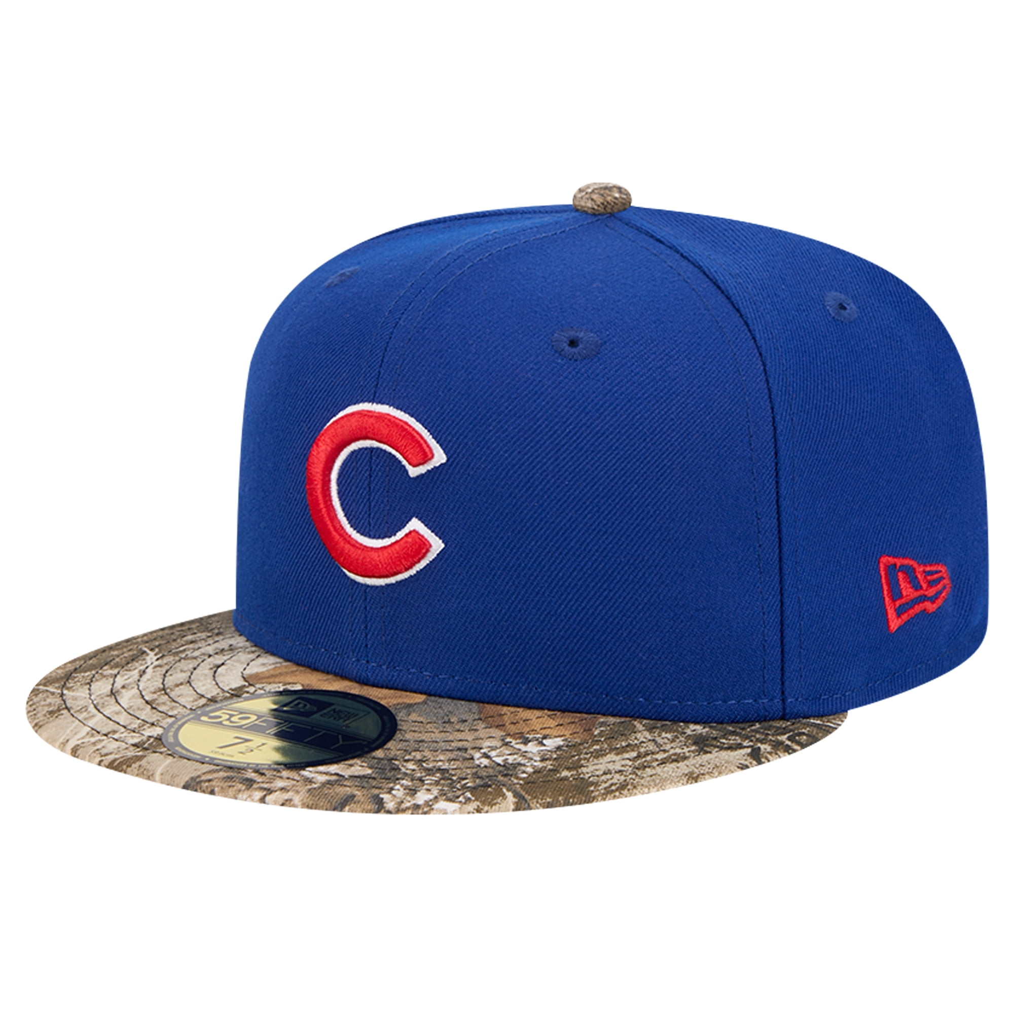 Men's New Era Royal Chicago Cubs Realtree Camo 59FIFTY Fitted Hat ...