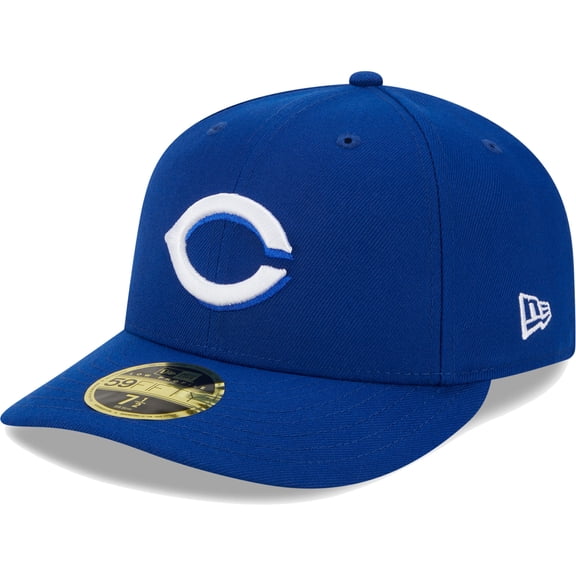 Men's New Era Royal Cincinnati Reds White Logo-Low Profile 59FIFTY Fitted Hat
