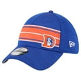 thumbnail image 1 of Men's New Era  Royal Denver Broncos Stripes 39THIRTY Flex Hat, 1 of 5