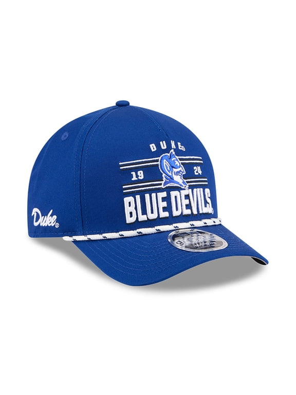 Men's New Era Royal Duke Blue Devils Historic March Madness 9FORTY M-Crown Adjustable Hat
