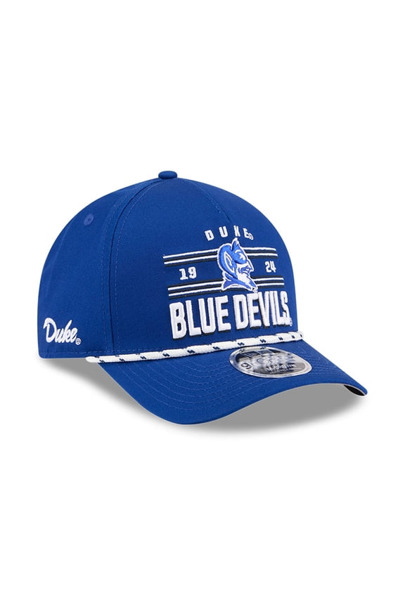 Men's New Era Royal Duke Blue Devils Historic March Madness 9FORTY M-Crown Adjustable Hat