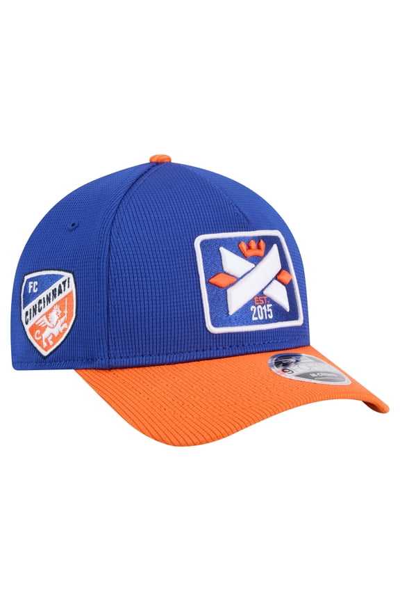 Men's New Era Royal FC Cincinnati 2025 Jersey Hook 9FORTY M-Crown Adjustable Hat