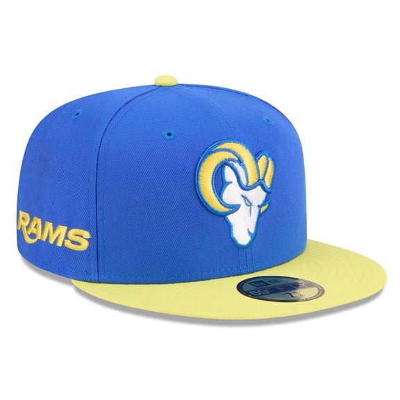 Men's New Era Royal/Gold Los Angeles Rams 59FIFTY Fitted Hat