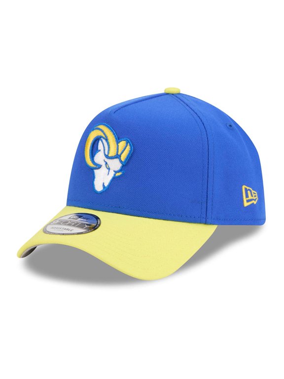 Men's New Era Royal/Gold Los Angeles Rams A-Frame 9FORTY Adjustable Hat