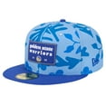 thumbnail image 1 of Men's New Era Royal Golden State Warriors Palm Fronds 2-Tone 59FIFTY Fitted Hat, 1 of 6