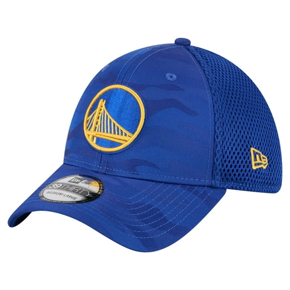 Men's-New Era  Royal Golden State Warriors Subtle Camo 39THIRTY Flex Hat