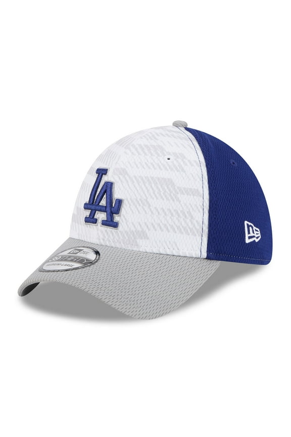 Men's New Era Royal/Gray Los Angeles Dodgers 2025 MLB Clubhouse 39THIRTY Flex Hat