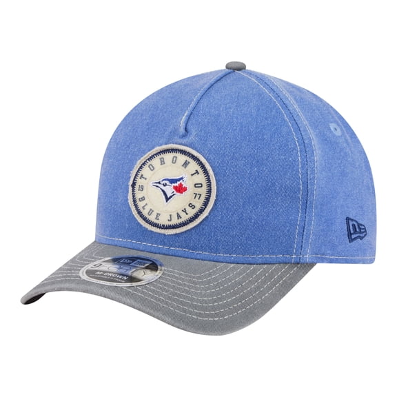 Men's New Era  Royal/Gray Toronto Blue Jays Felt M-Crown 9FORTY Adjustable Hat