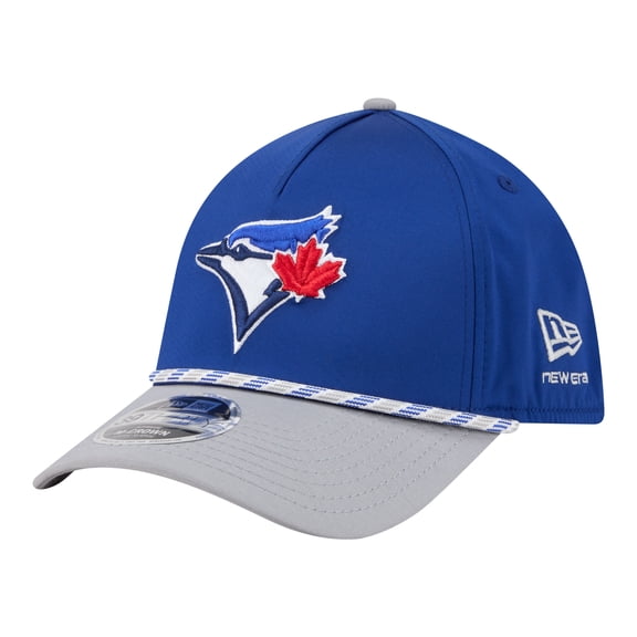 Men's New Era Royal/Grey Toronto Blue Jays Rope M-Crown A-Frame 39THIRTY Flex Hat