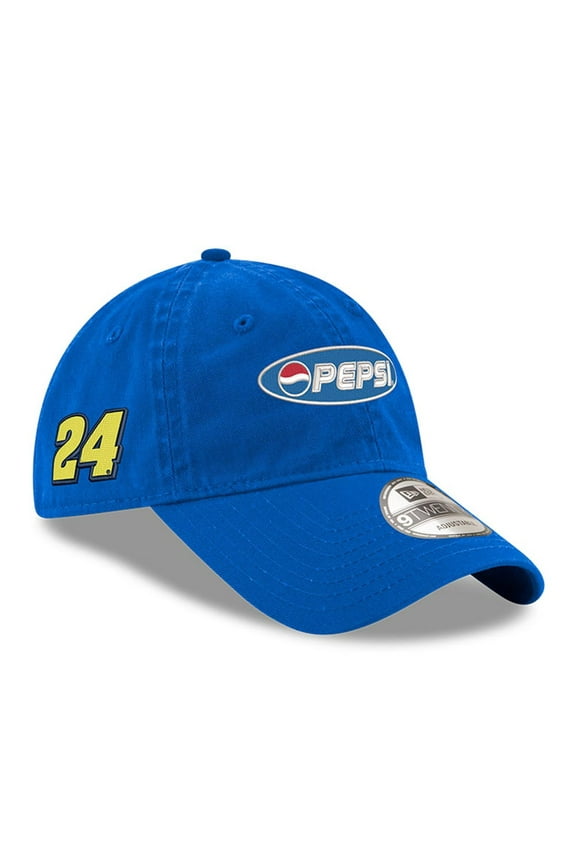 Men's New Era  Royal Jeff Gordon Pepsi Enzyme Washed 9TWENTY Adjustable Hat