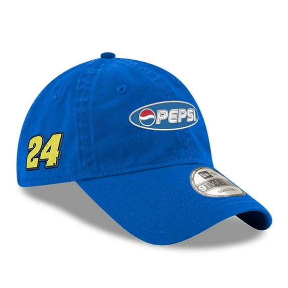 Men's New Era Royal Jeff Gordon Pepsi Enzyme Washed 9TWENTY Adjustable Hat