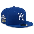 thumbnail image 1 of Men's New Era  Royal Kansas City Royals 2025 Jackie Robinson Day 59FIFTY Fitted Hat, 1 of 5
