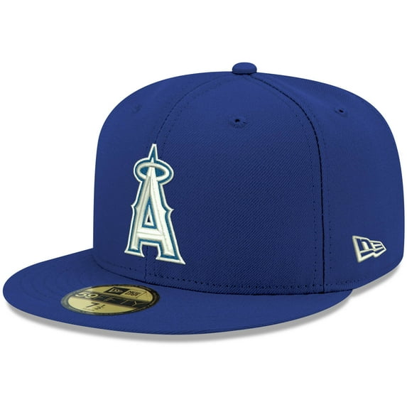 Men's New Era Royal Los Angeles Angels White Logo 59FIFTY Fitted Hat