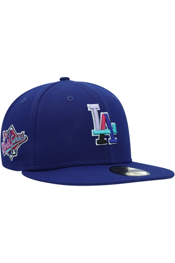 Men's New Era Royal Los Angeles Dodgers 1988 World Series Polar Lights 59FIFTY Fitted Hat
