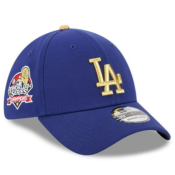 Men's New Era Royal Los Angeles Dodgers 2025 Gold Collection 39THIRTY Flex Hat