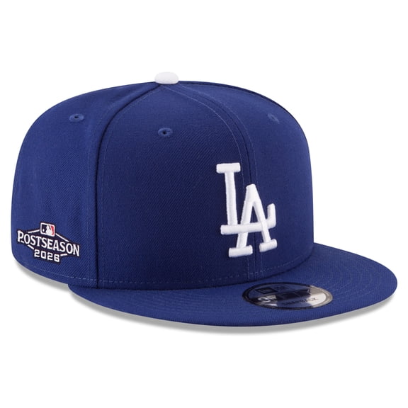 Men's New Era Royal Los Angeles Dodgers 2026 MLB Postseason Side Patch 9FIFTY Snapback Hat