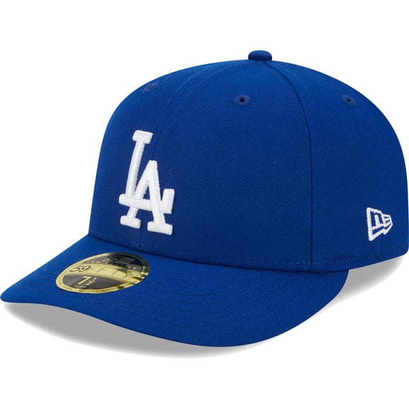 Men's New Era Royal Los Angeles Dodgers White Logo-Low Profile 59FIFTY Fitted Hat