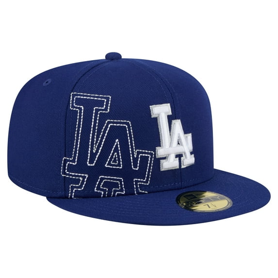 Men's New Era Royal Los Angeles Dodgers Yarn Stitch 59FIFTY Fitted Hat