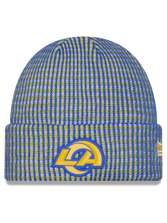 Men's New Era Royal Los Angeles Rams 2026 Sideline Cold Weather Cuffed Knit Hat