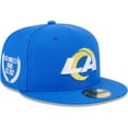 thumbnail image 1 of Men's New Era Royal Los Angeles Rams Camo Undervisor 59FIFTY Fitted Hat, 1 of 6