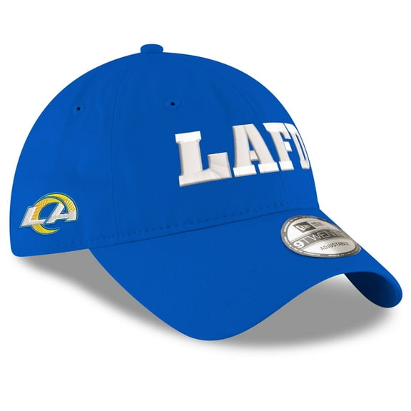 Men's New Era Royal Los Angeles Rams LAFD 9TWENTY Adjustable Hat