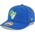 thumbnail image 1 of Men's New Era Royal Los Angeles Rams Omaha Low Profile 59FIFTY Fitted Team Hat, 1 of 6