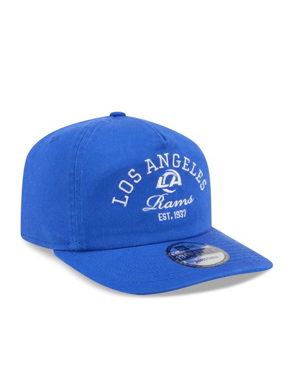 Men's New Era Royal Los Angeles Rams Stacked 19TWENTY Adjustable Hat