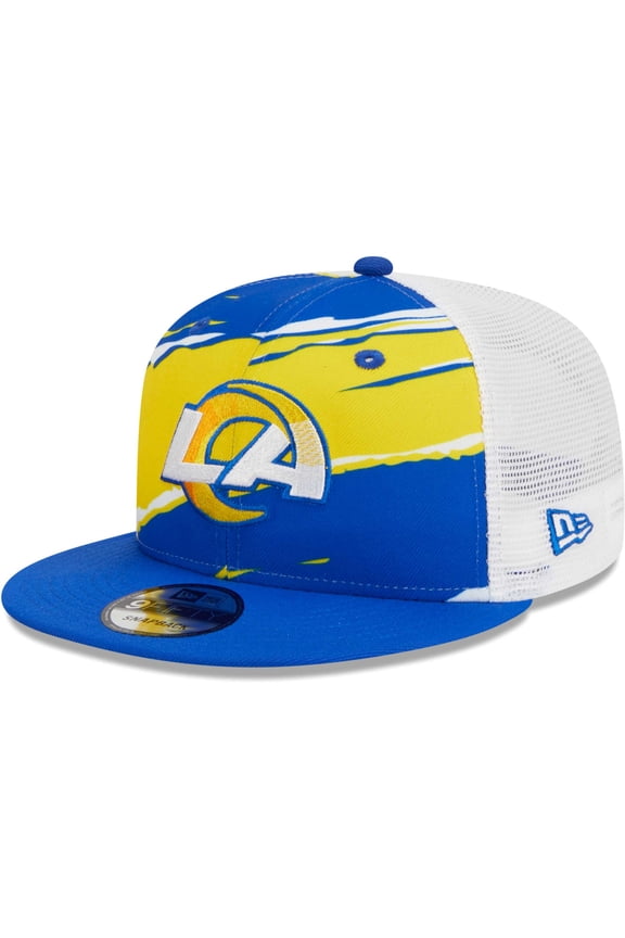 Men's New Era Royal Los Angeles Rams  Tear Trucker 9FIFTY Snapback Hat