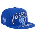 thumbnail image 1 of Men's New Era Royal Los Angeles Rams Throwback Oversized 59FIFTY Fitted Hat, 1 of 5