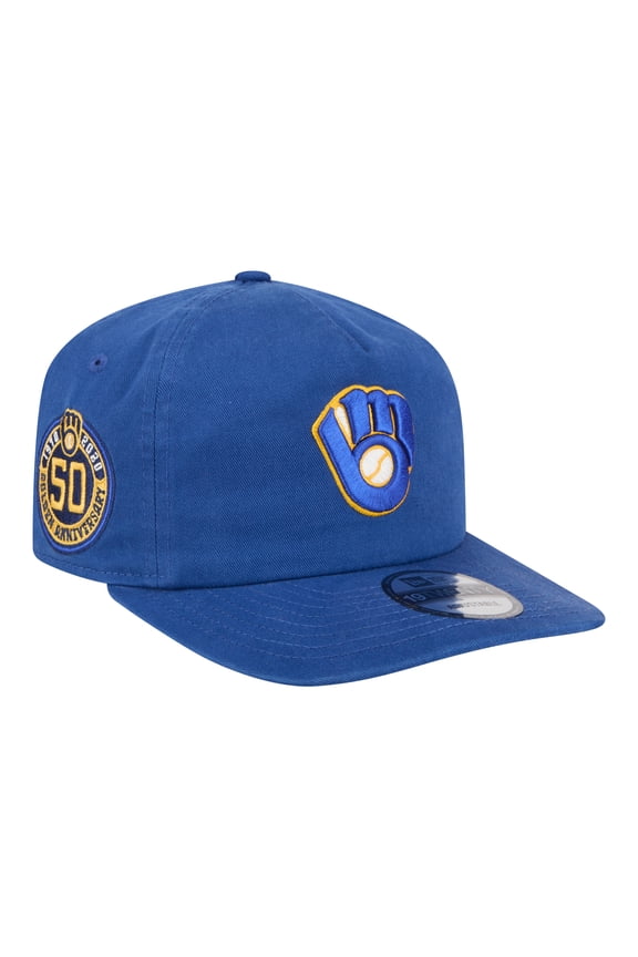 Men's New Era Royal Milwaukee Brewers Championship 19TWENTY Adjustable Hat