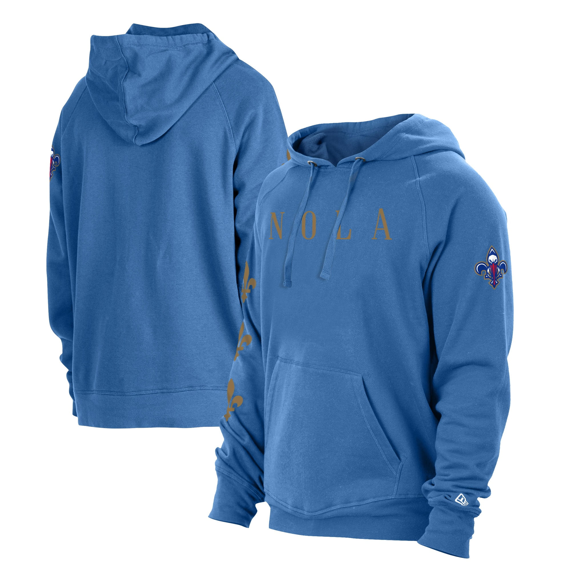 Men s New Era Royal New Orleans Pelicans 2020 21 City Edition Pullover Hoodie