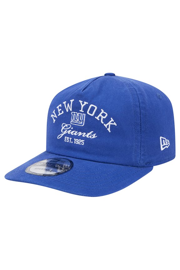 Men's New Era Royal New York Giants Stacked 19TWENTY Adjustable Hat