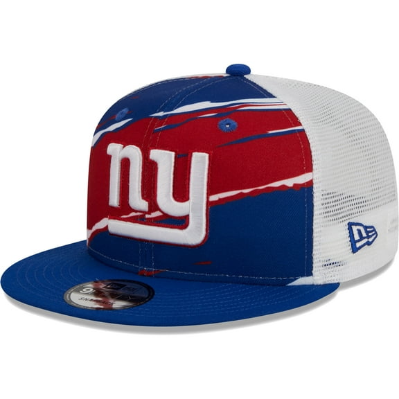 Men's New Era Royal New York Giants Tear Trucker 9FIFTY Snapback Hat