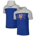 thumbnail image 1 of Men's New Era Royal New York Mets Active Brushed Hoodie T-Shirt, 1 of 3