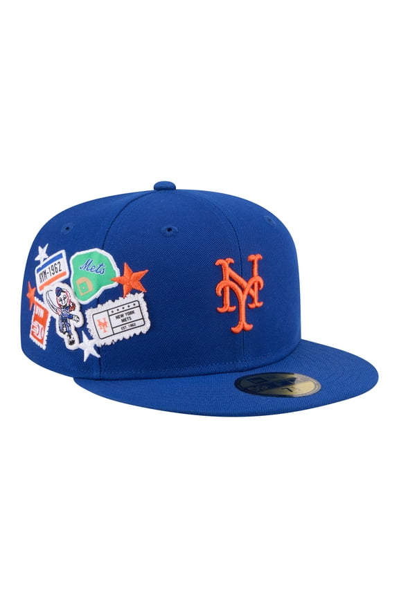 Men's New Era Royal New York Mets City Patch 59FIFTY Fitted Hat