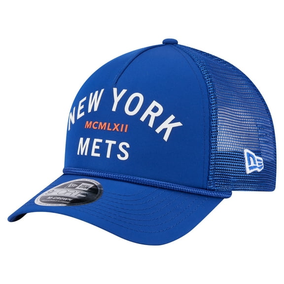 Men's-New Era  Royal New York Mets Minimalist 9FORTY A-Frame Adjustable Hat